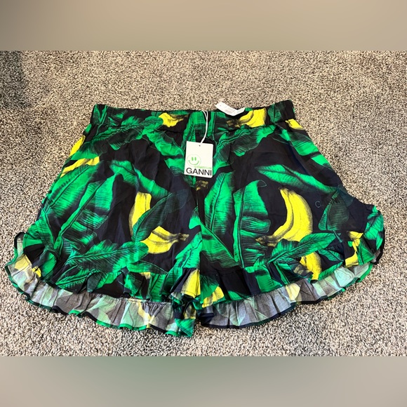 Ganni Banana Tree Black Short - Picture 3 of 8